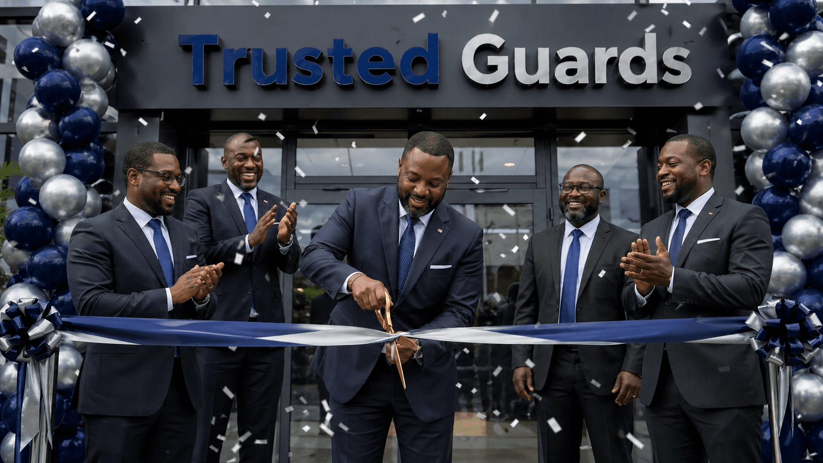 Trusted Guards team at the beginning of its journey
